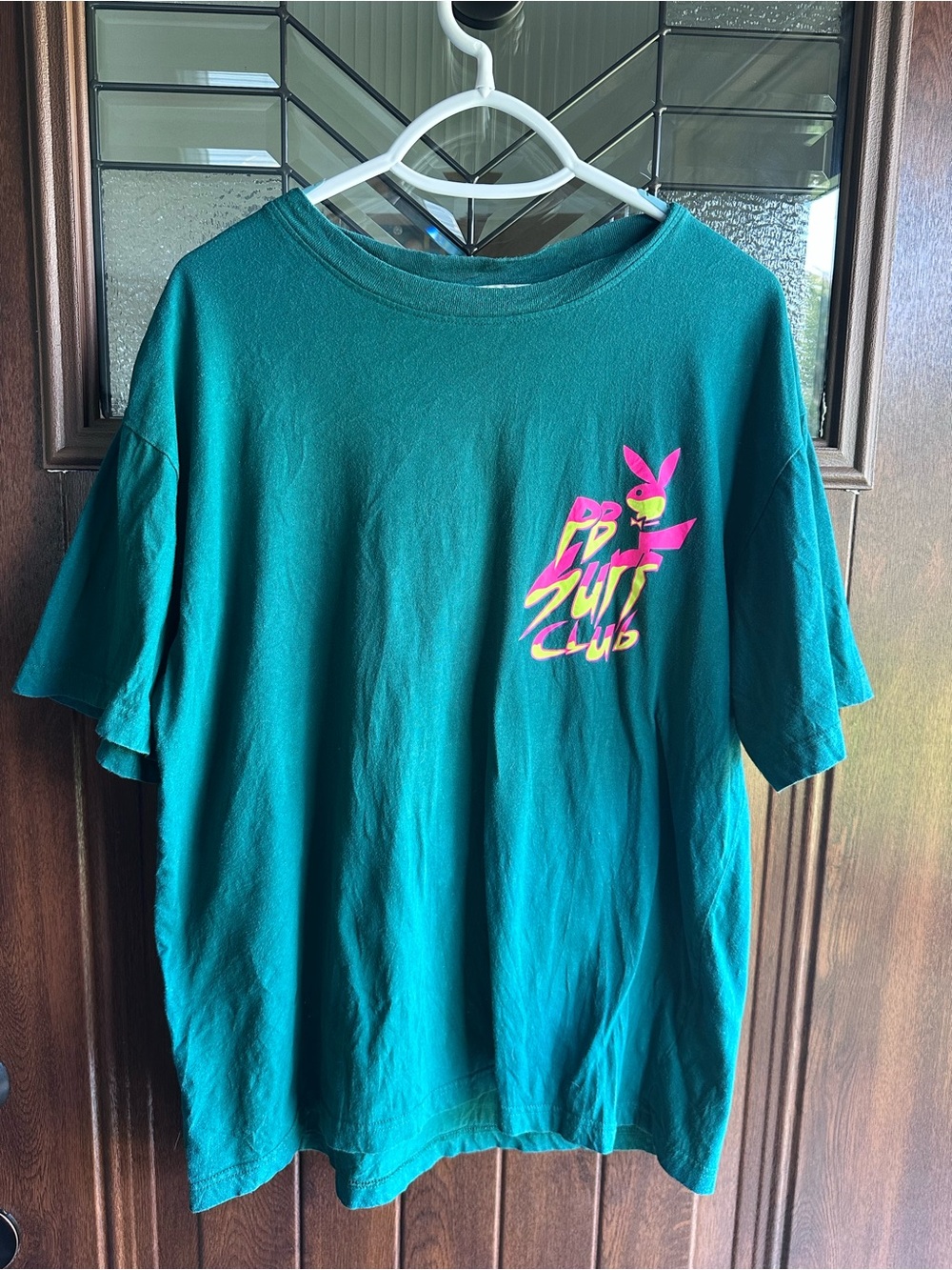 PLAYBOY by Pacsun Teal Surf Club T-shirt